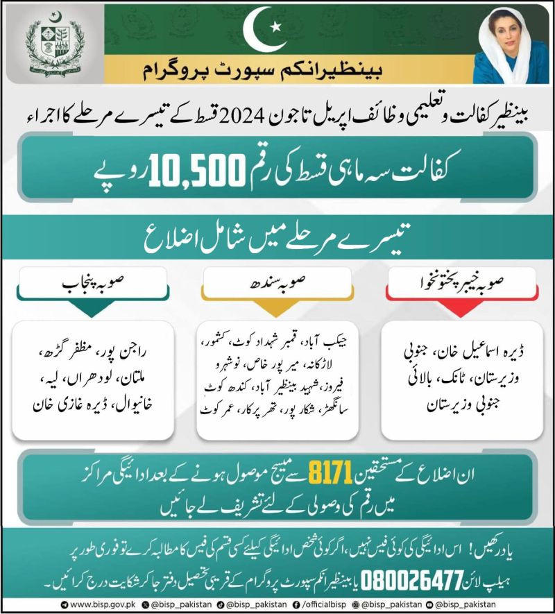 BISP New Payment July 2024 Released