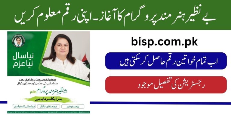 BISP Benazir Hunarmand Program