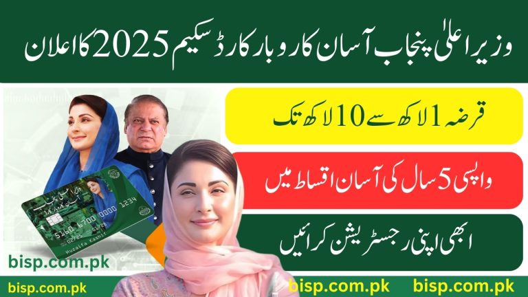 CM Punjab Karobar Card Program 2025 Online Registration akc.punjab.gov.pk